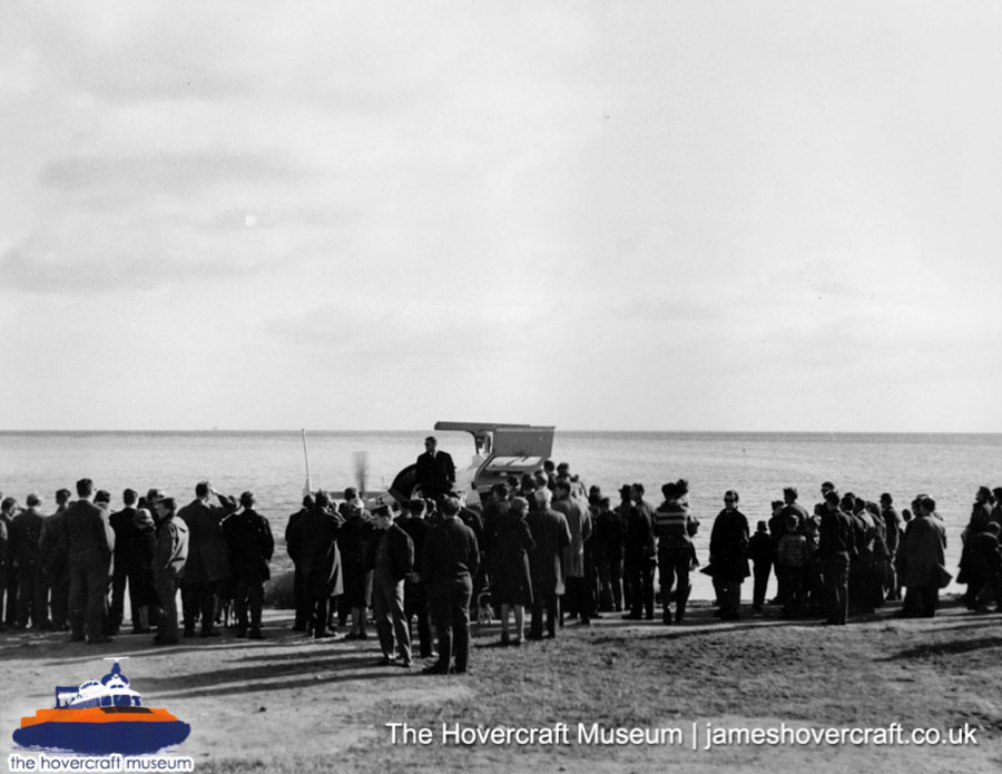 SRN6 with Westland -  (credit: The Hovercraft Museum Trust).